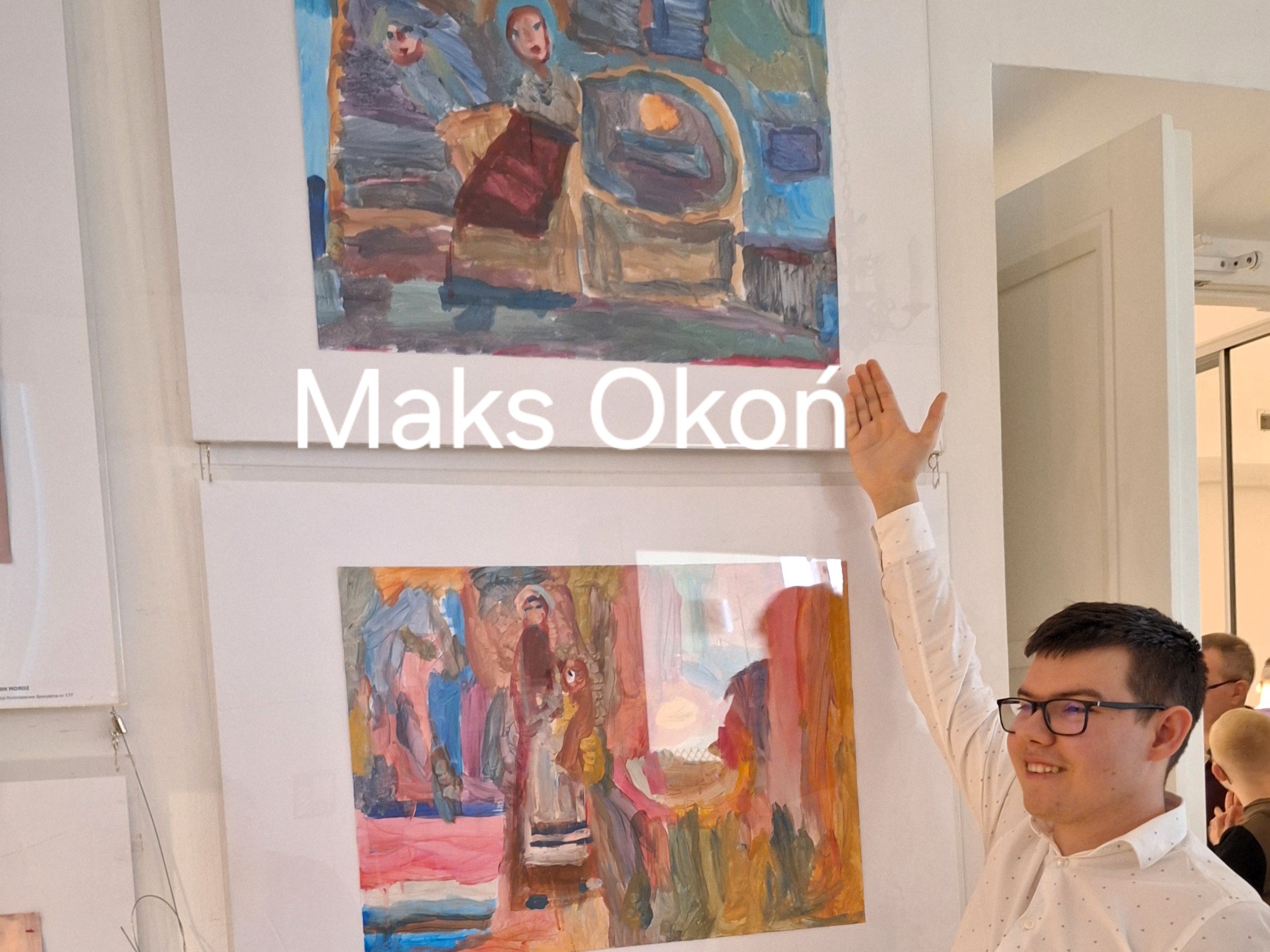 Podczas wernisażu