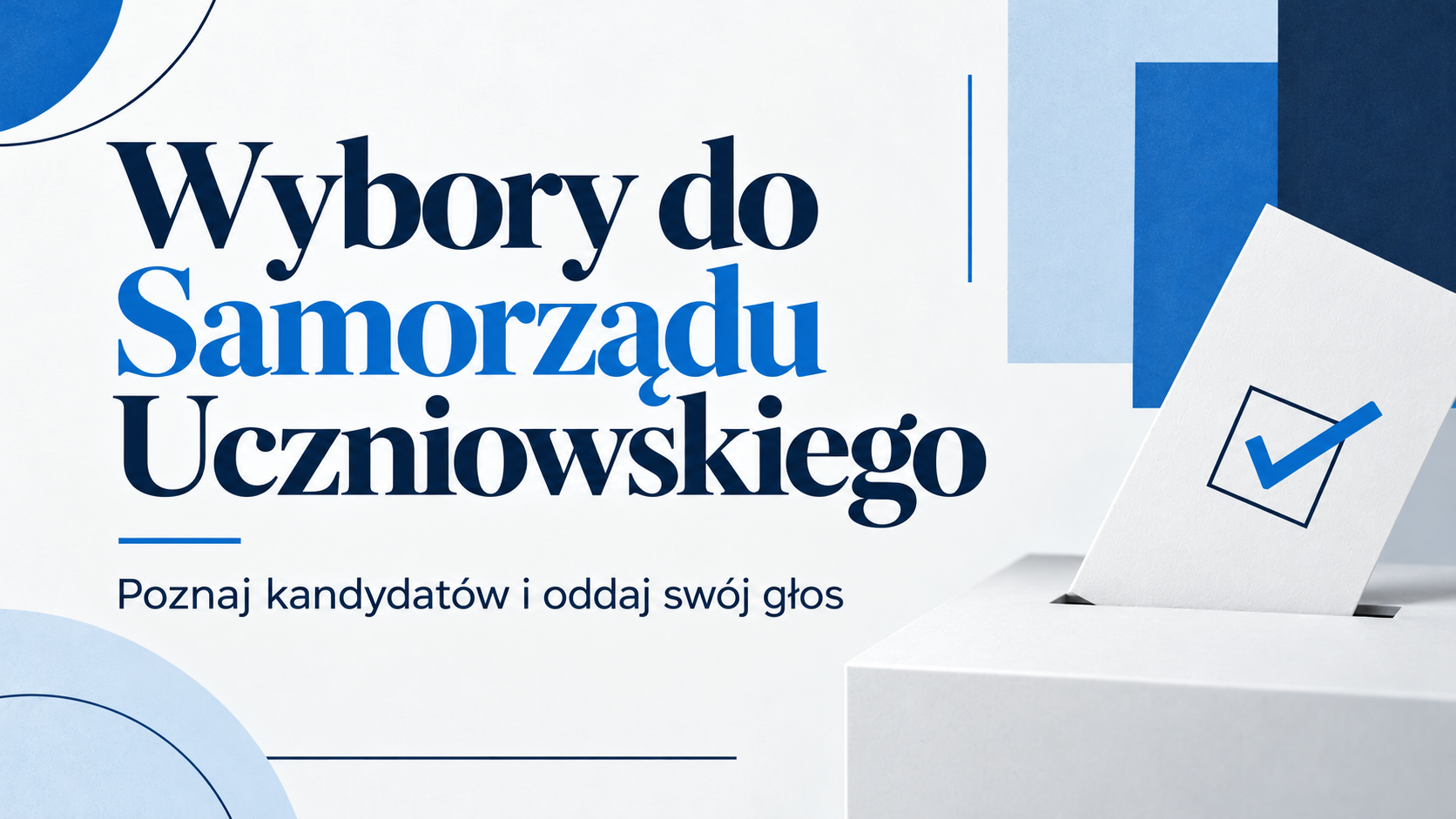 Plakat z informacją o wyborach do samorządu