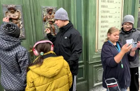 Na planie filmowym "Lalki"