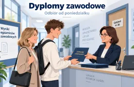 Plakat "Dyplomy zawodowe"