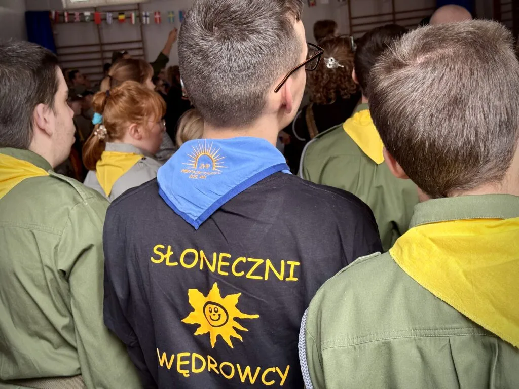 Harcerze na apelu Harcerze na apelu