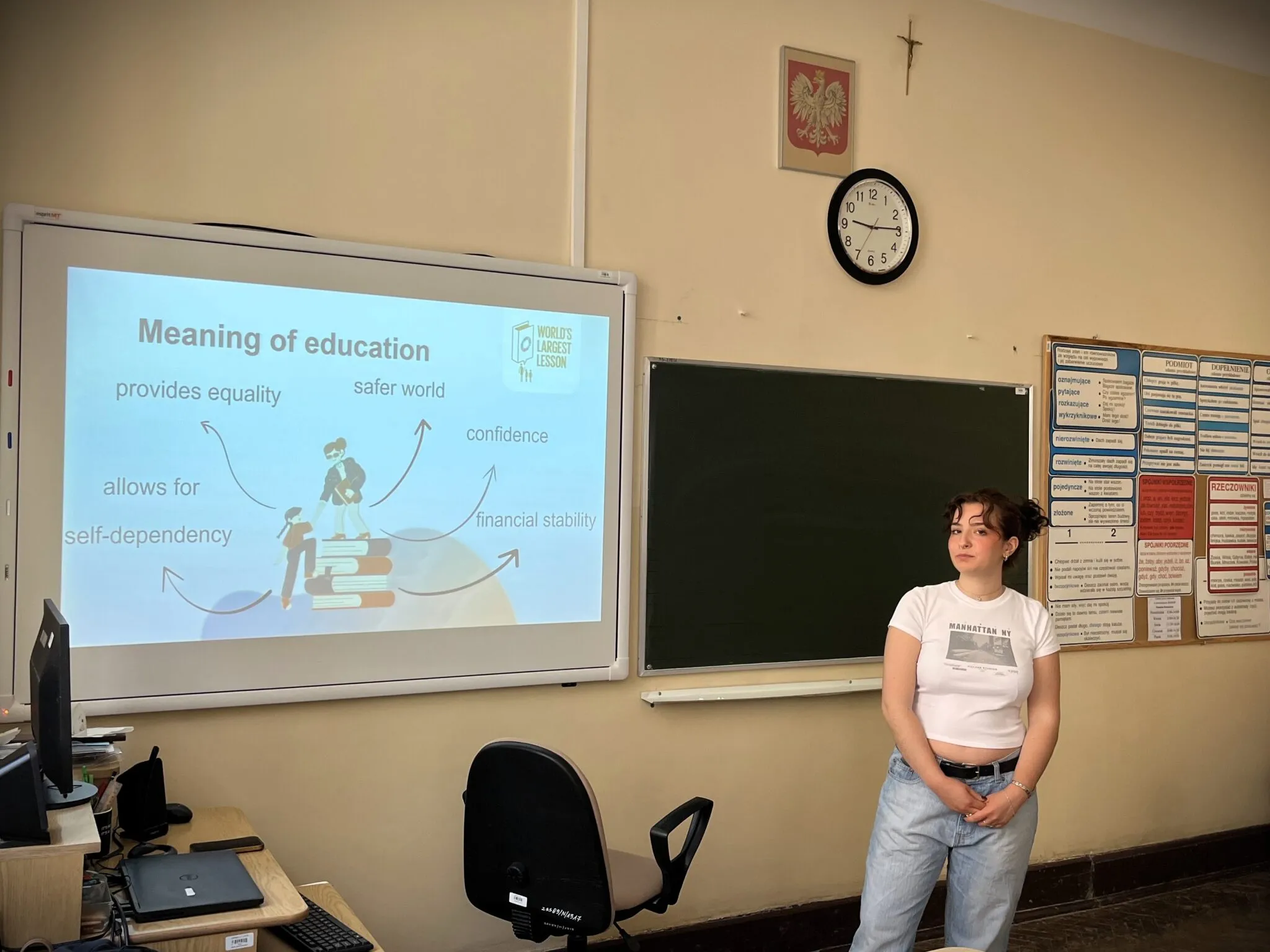 Spotkanie z wolonatariuszką Spotkanie z wolonatariuszką