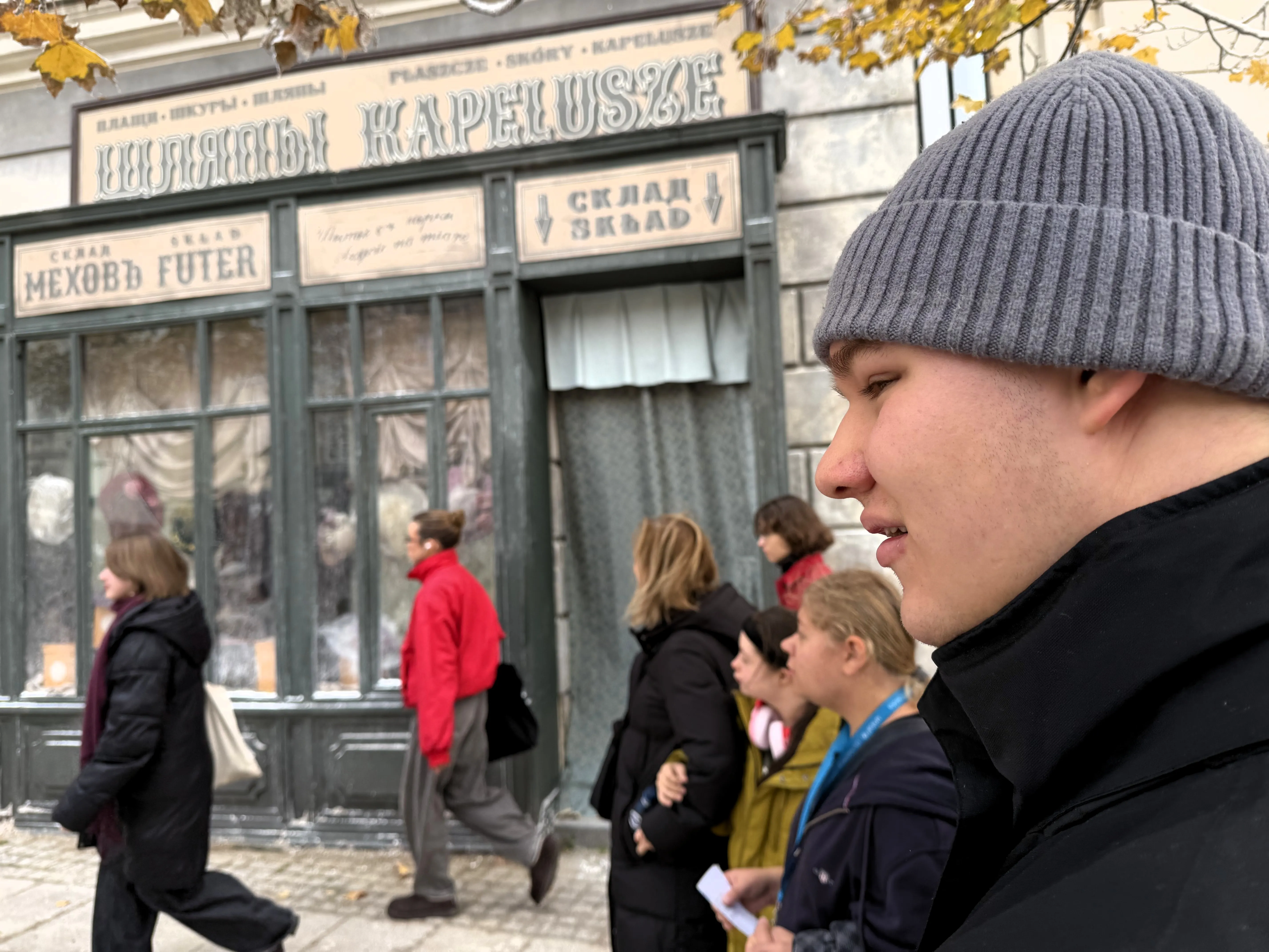 Na planie filmowym "Lalki"