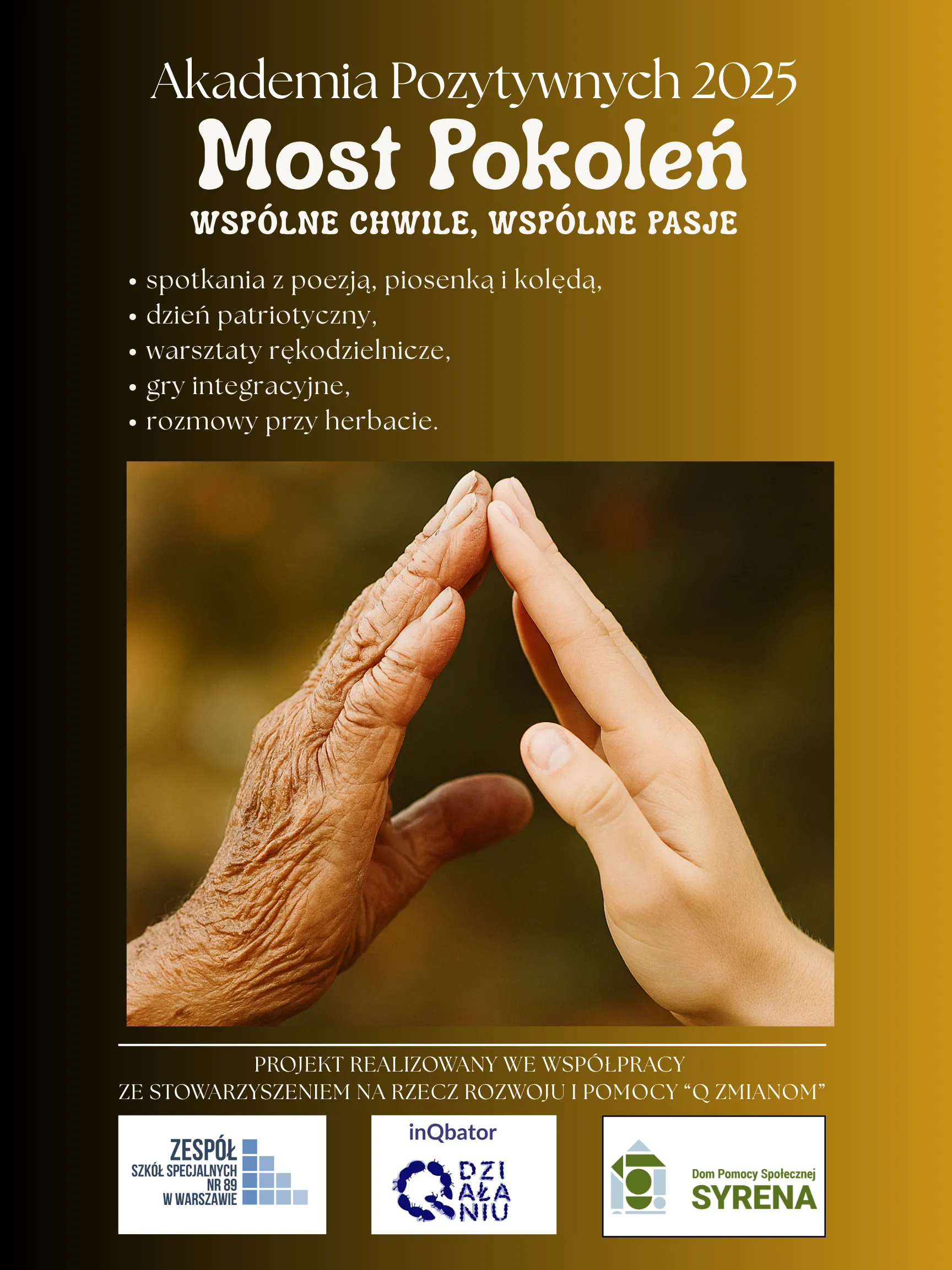 Plakat "Most Pokoleń"