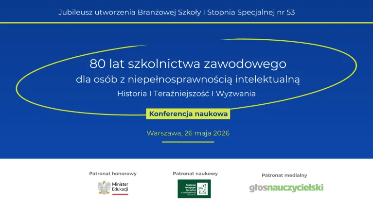 Plakat z informacją o konferencji naukowej